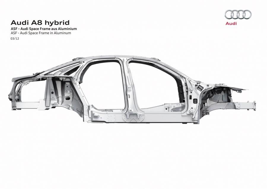 Детали создания Audi A8 L Hybrid (D4) 2012 года  (WW) (фото 13 из 42)